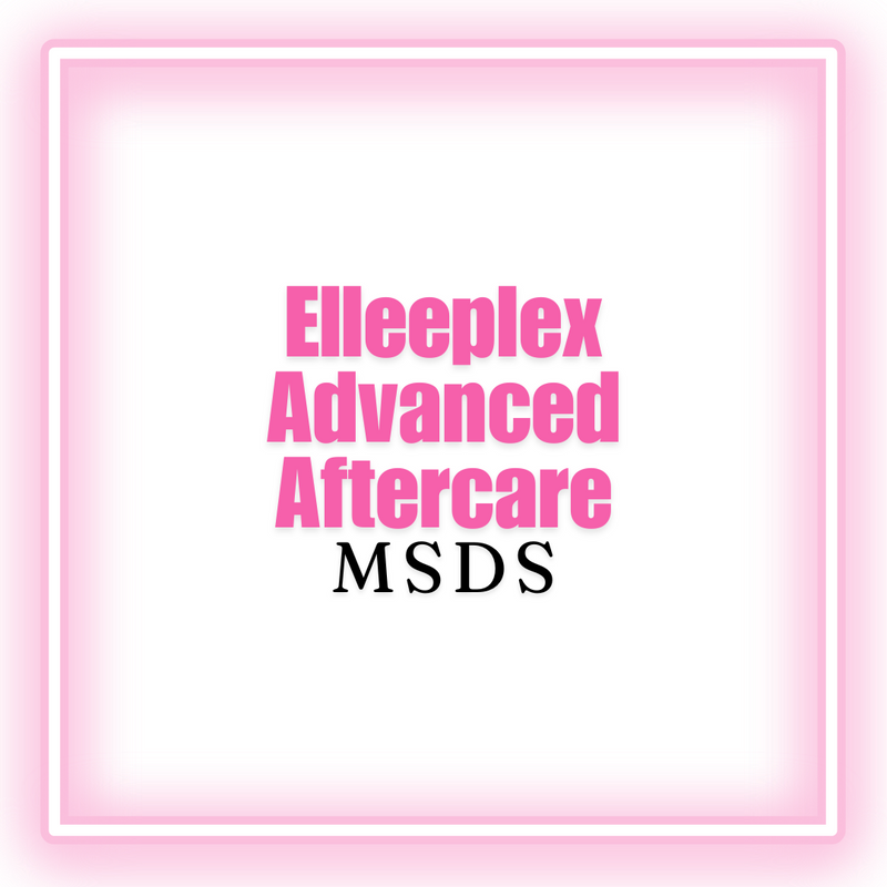 Elleeplex Advanced Aftercare MSDS  [digital download]