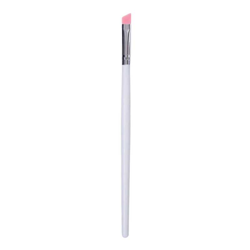 Silicone Application Brush - Angled (Pink & White)